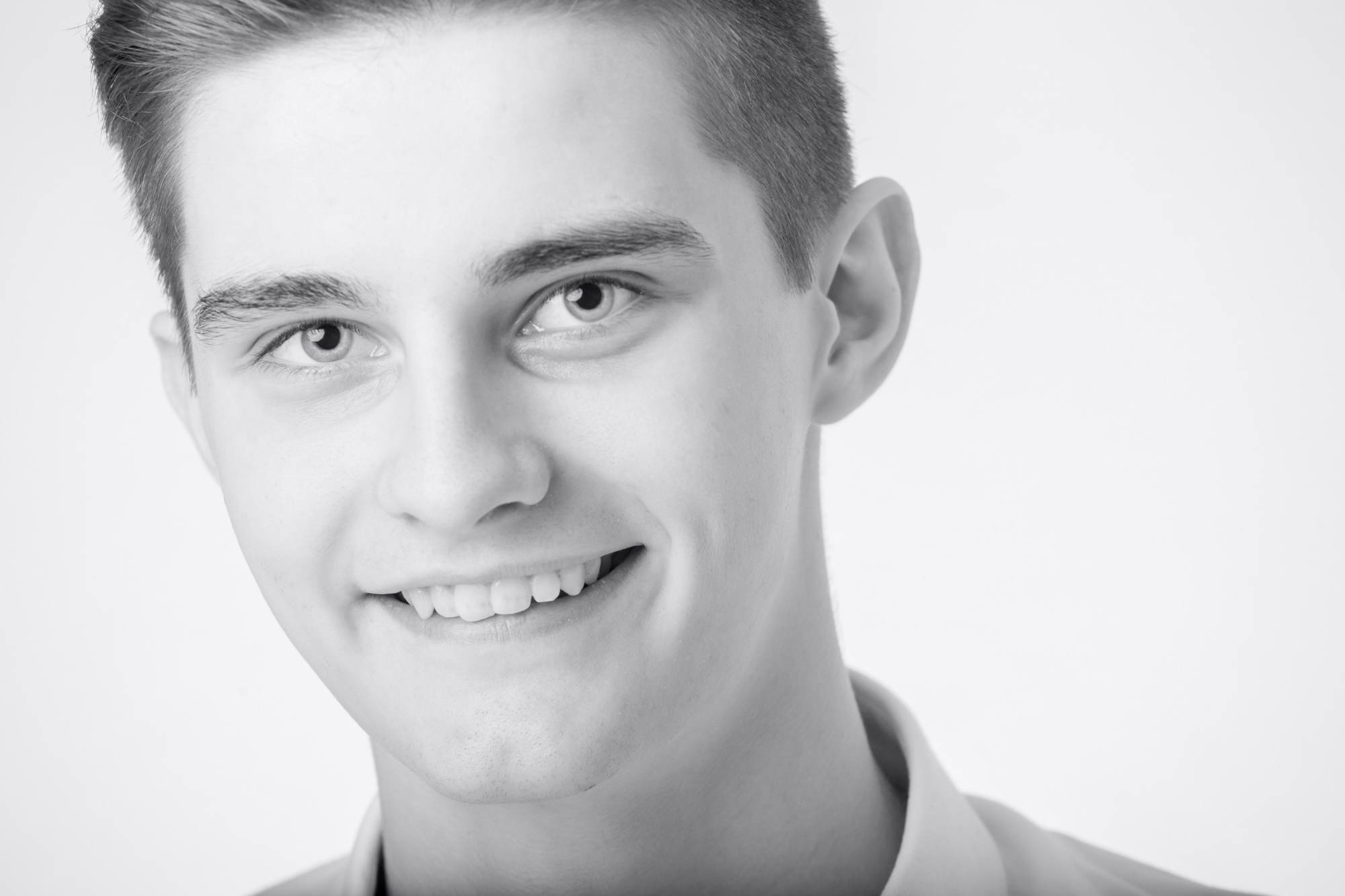 Portraitfoto schwarz/weiß